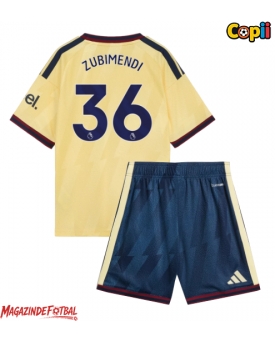 Arsenal Martin Zubimendi #36 Echipament de Fotbal Replică 2026-27 Copii Treilea (+ Șorturi)